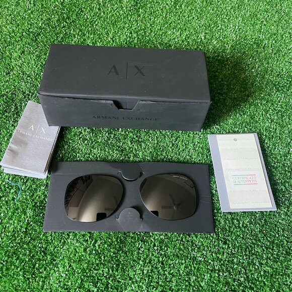 Armani Exchange Soft Box Glasses Storage Case w/ 2 Replacement Lenses 0AX4074S - Picture 1 of 15